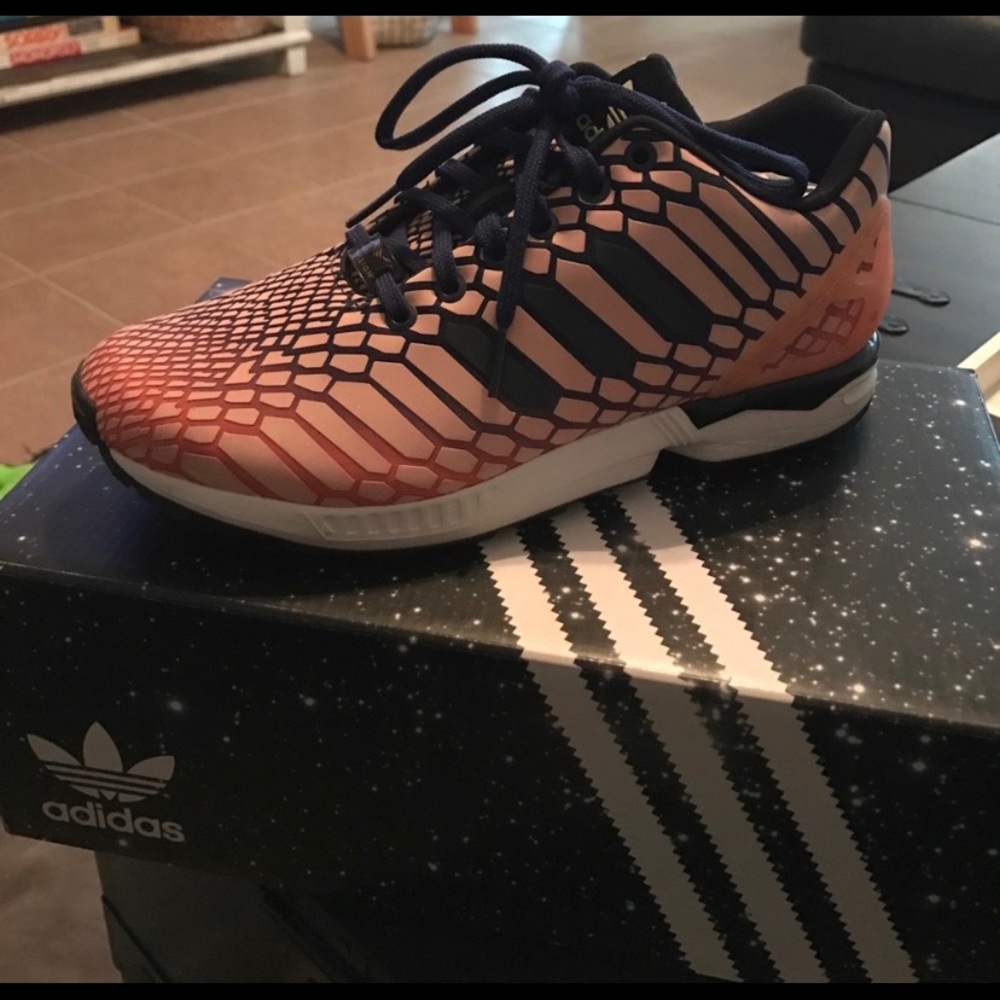 Adidas ZX Flux glow in the dark sneakers